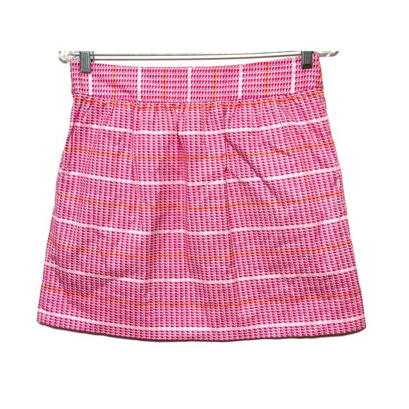 Vineyard Vines Mini Skirt Womens 0 Whale All Over Print Pink Rhododendron Preppy - Picture 3 of 7